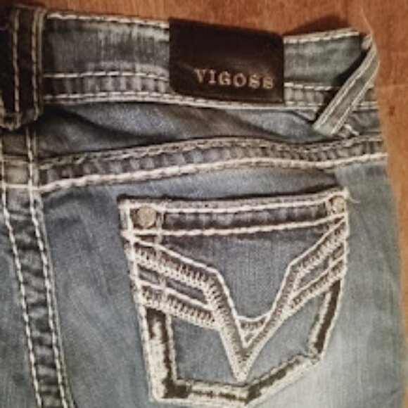 Y2K CHELSEA BOOT CUT JEANS BY VIGOSS - Picture 6 of 15